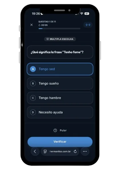 Exercícios interativos